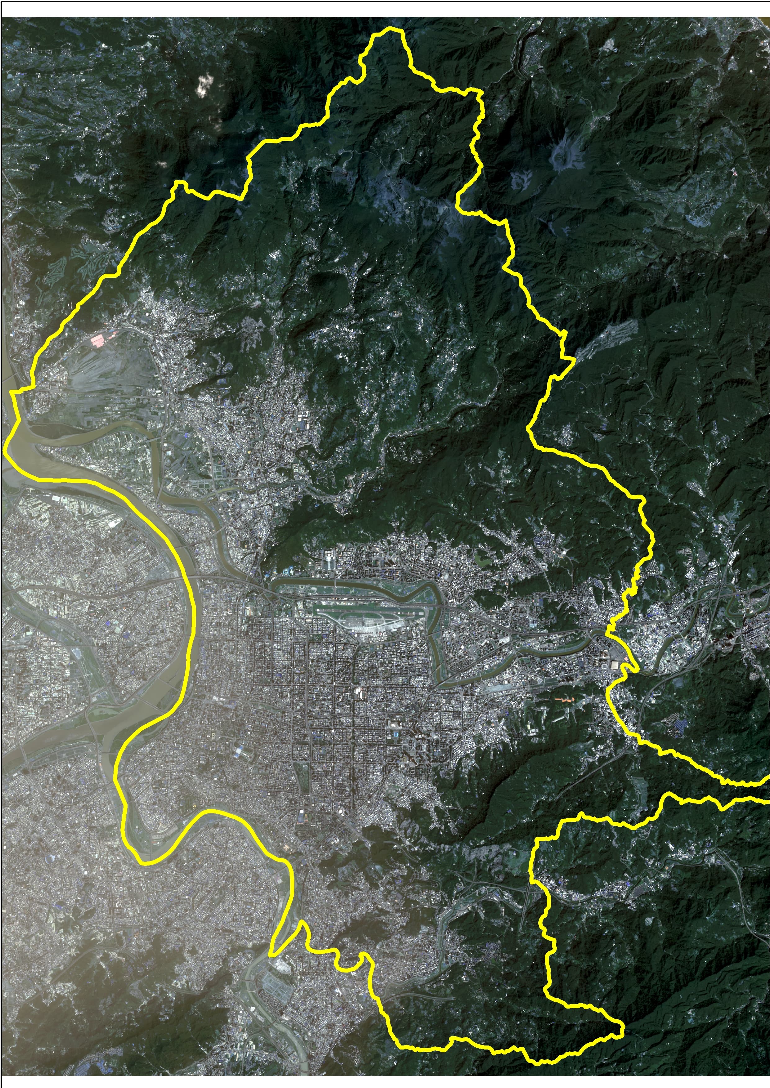 西元 2016 年衛星影像照片